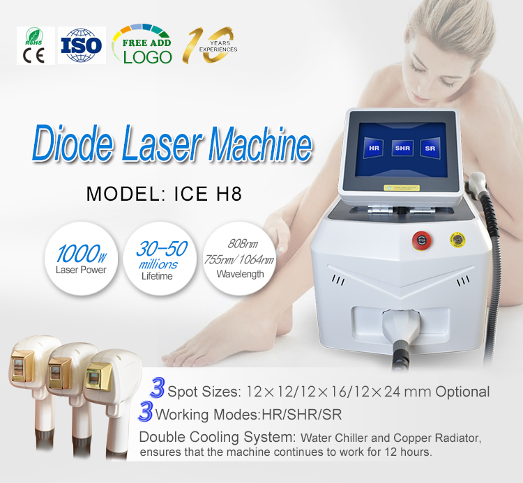 Newest Vertical Diode Laser Hair Removal Ice Laser Triple Wavelengths  808/755/1064nm Aesthetic Skin Care Equipment - China Diode Laser Hair  Removal, Hair Removal Laser